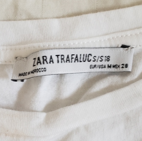 COPY - Plain white twist front t shirt. - Picture 3 of 3